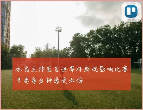冰岛主帅直言世界杯新规影响比赛节奏每分钟感受加倍